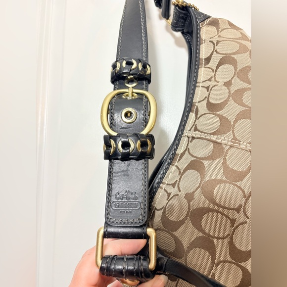 Coach Large Signature Carly Shoulder Bag - Style 11431 - Picture 8 of 15